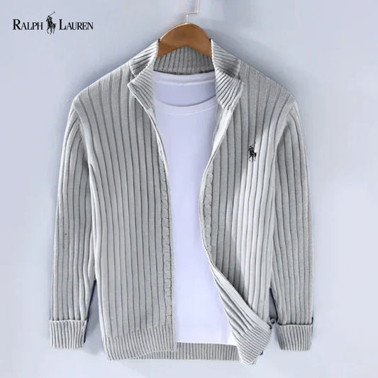 RL | Cardigan casual con zip